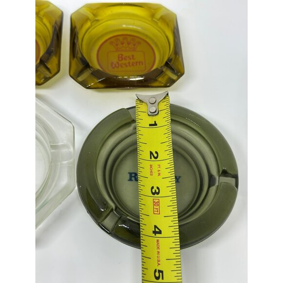 VTG Motel Glass Ashtray Lot | Holiday Inn, Rodeway, Best Western Collectibles - Picture 9 of 10